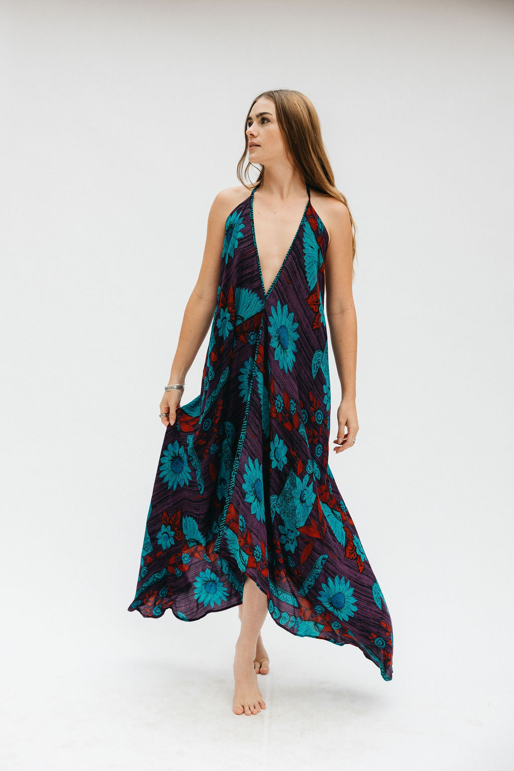 Sun Child Classic Silk Dress - Canyon Love