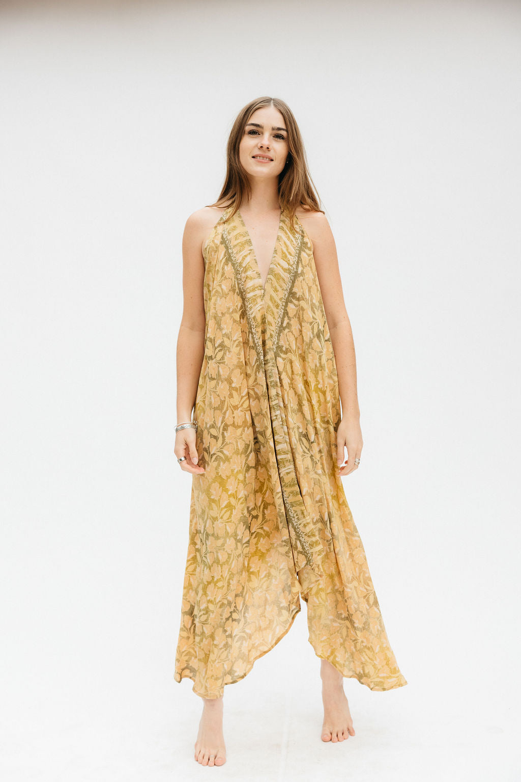 Sun Child Classic Silk Dress - Canyon Dream
