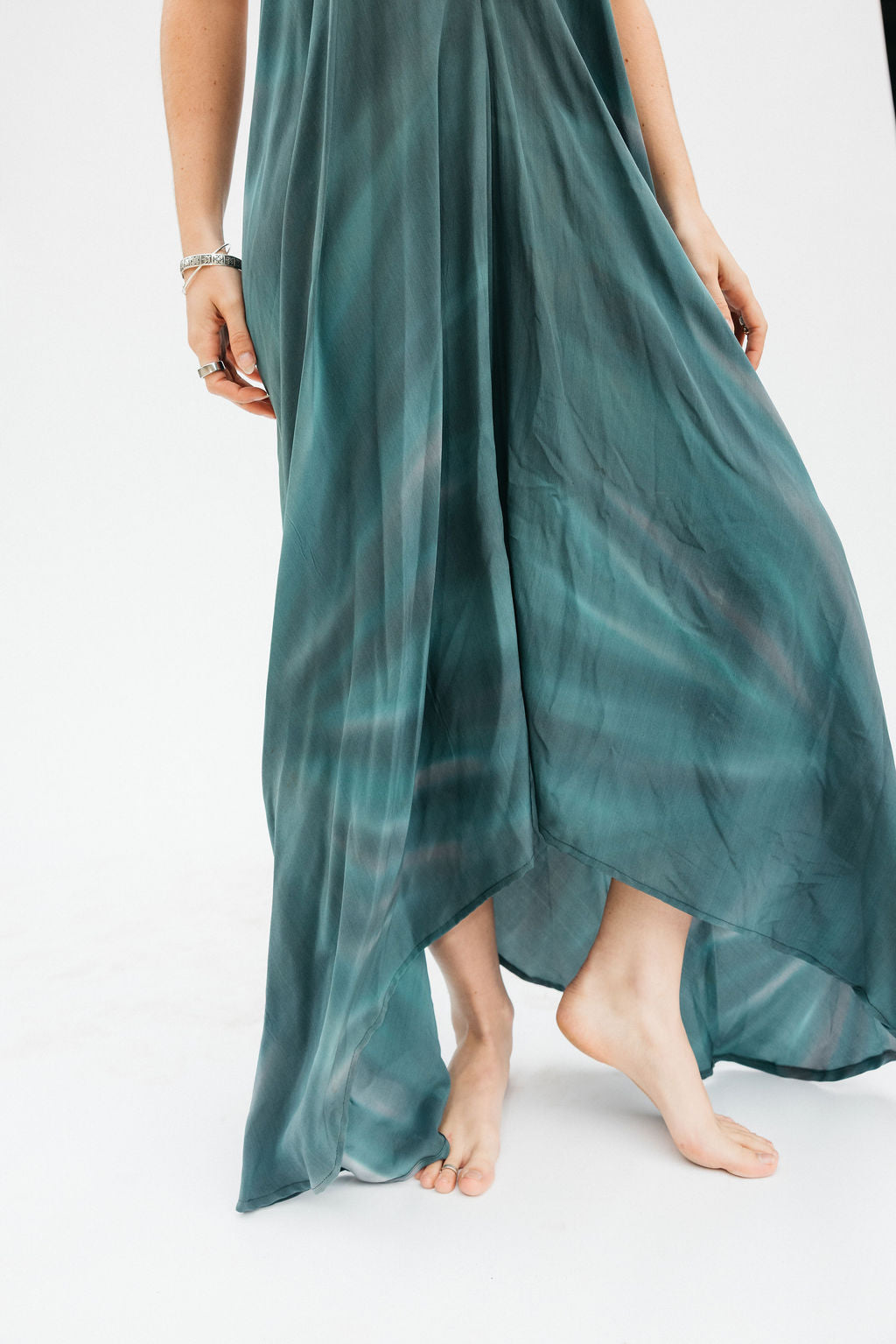 Sun Child Classic Silk Dress - Malibu Moon