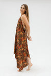 Sun Child Classic Silk Dress - Malibu Gold