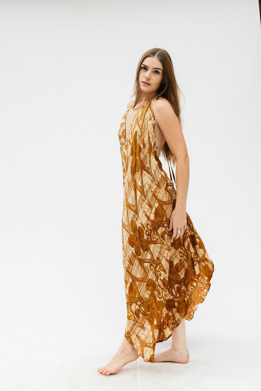 Sun Child Classic Silk Dress - Topanga Moon