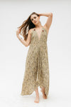 Sun Child Classic Silk Dress - Topanga Gold