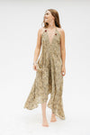 Sun Child Classic Silk Dress - Topanga Gold