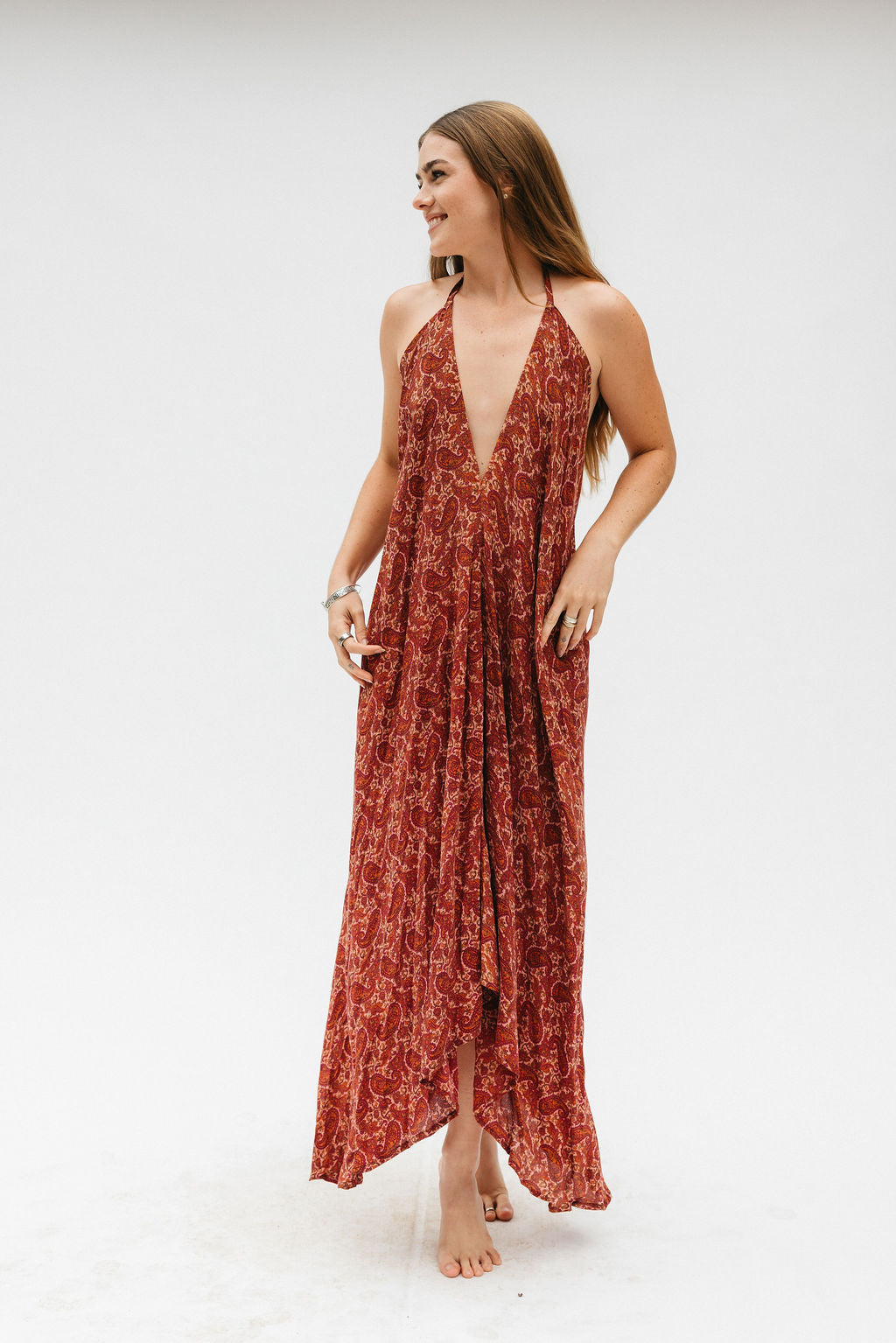 Sun Child Classic Silk Dress - Topanga Love