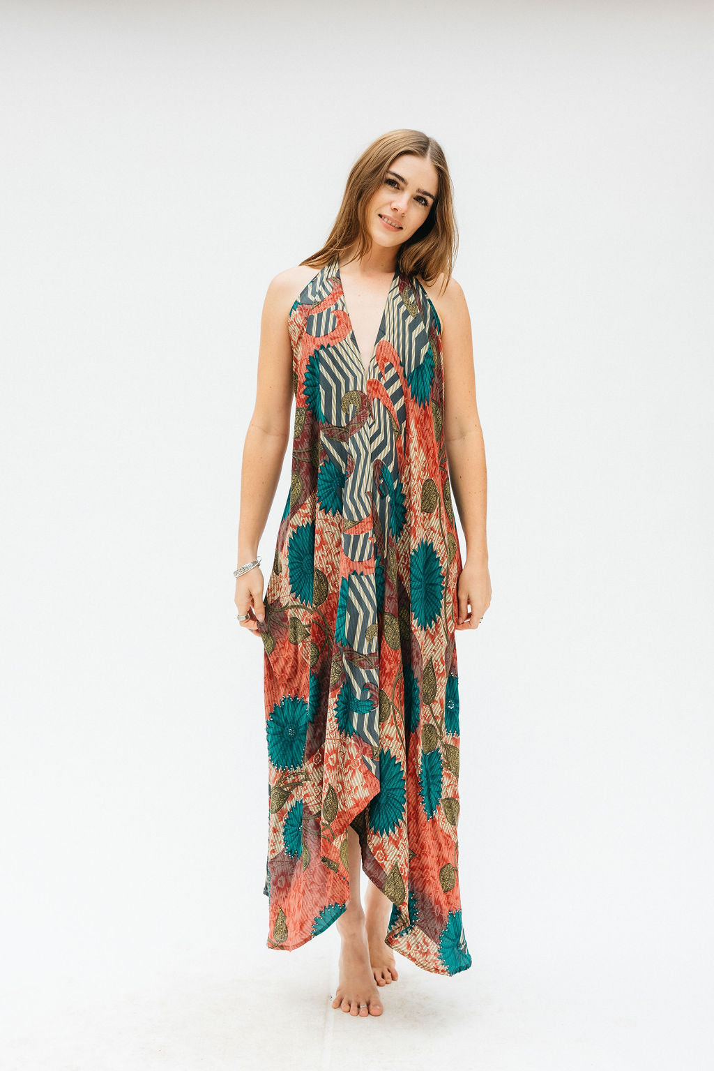 Sun Child Classic Silk Dress - Hollywood Moon