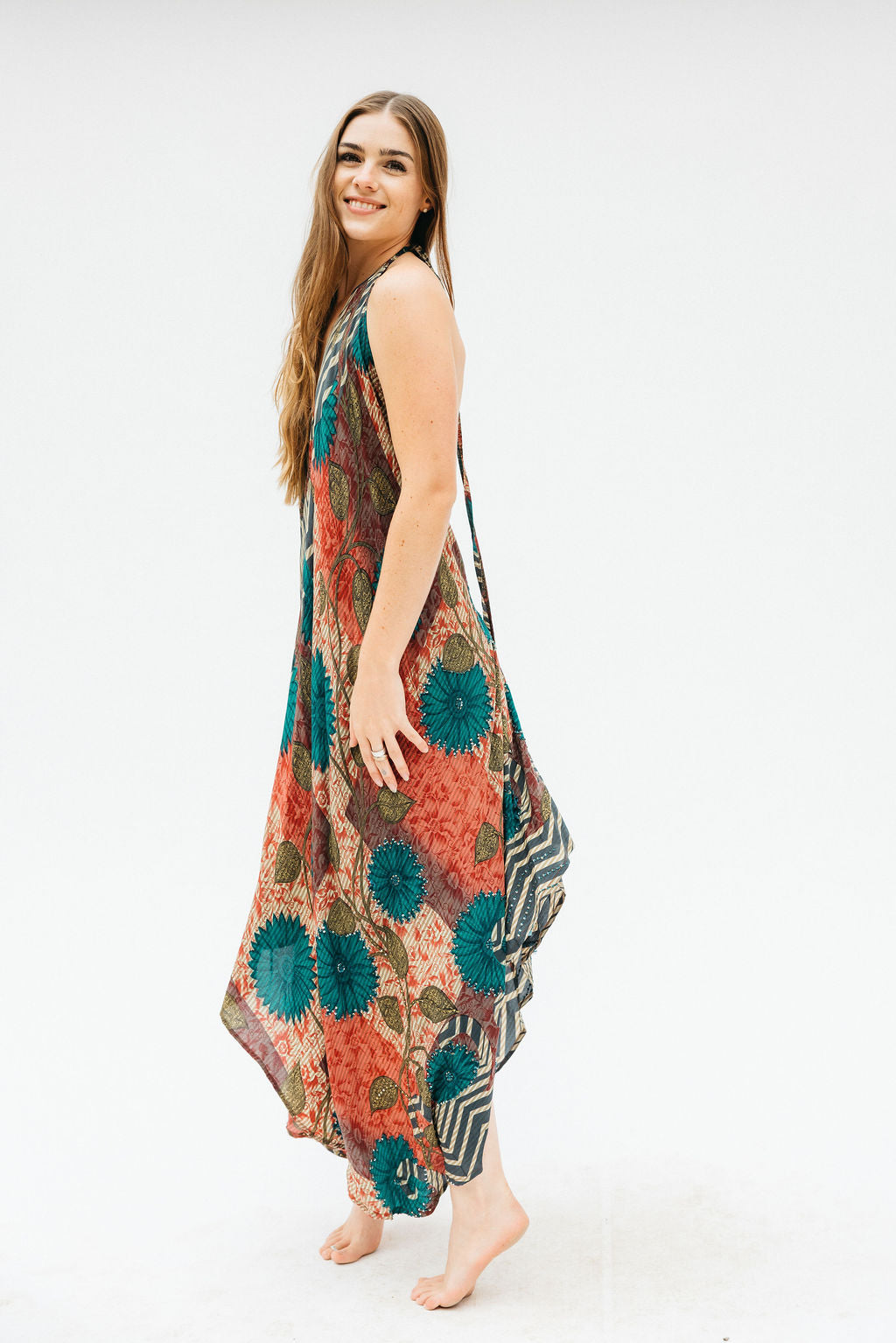 Sun Child Classic Silk Dress - Hollywood Moon