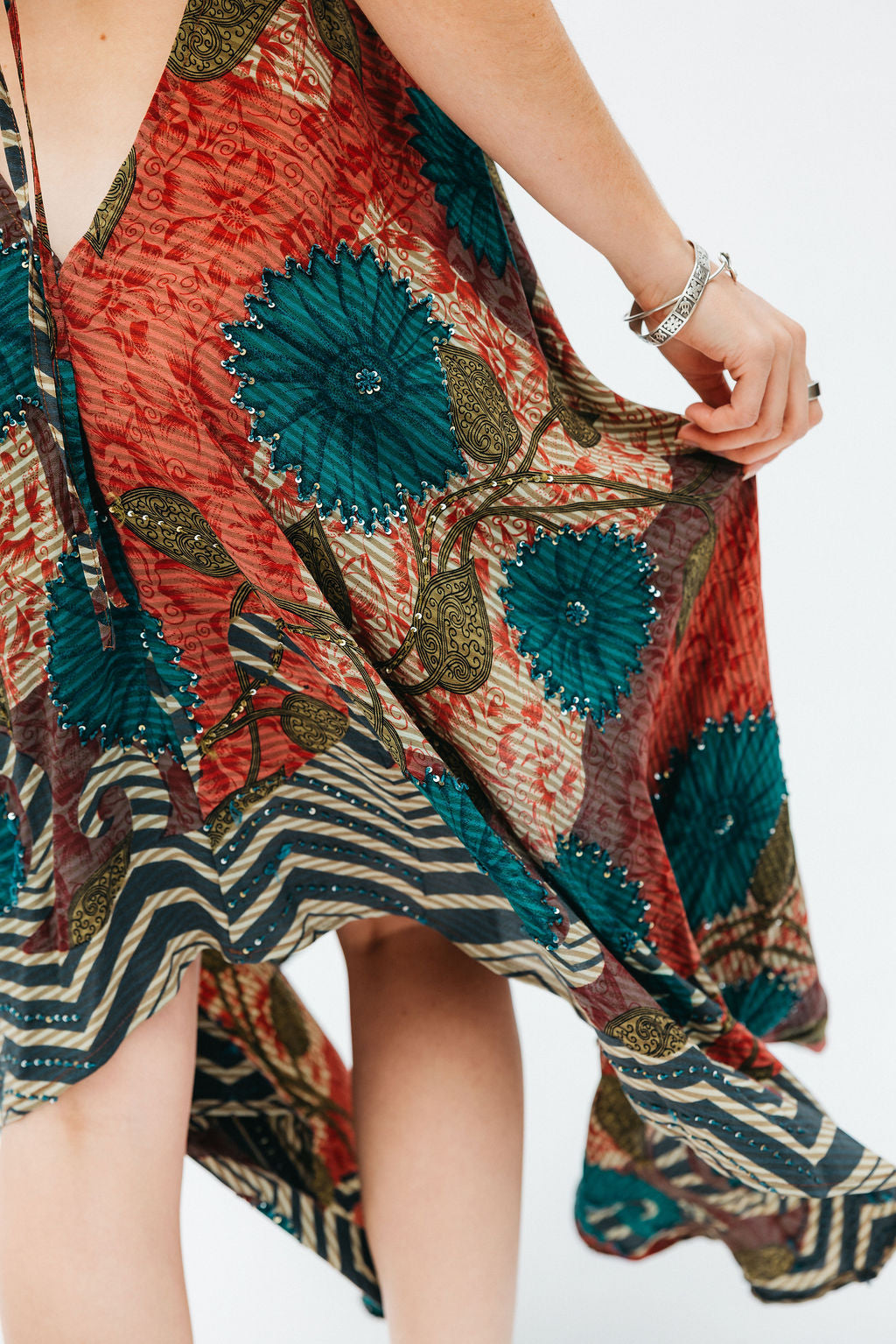 Sun Child Classic Silk Dress - Hollywood Moon