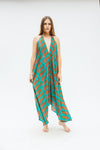 Sun Child Classic Silk Dress - Sunset Rose