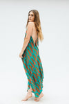 Sun Child Classic Silk Dress - Sunset Rose
