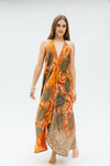Sun Child Classic Silk Dress - Sunset Love
