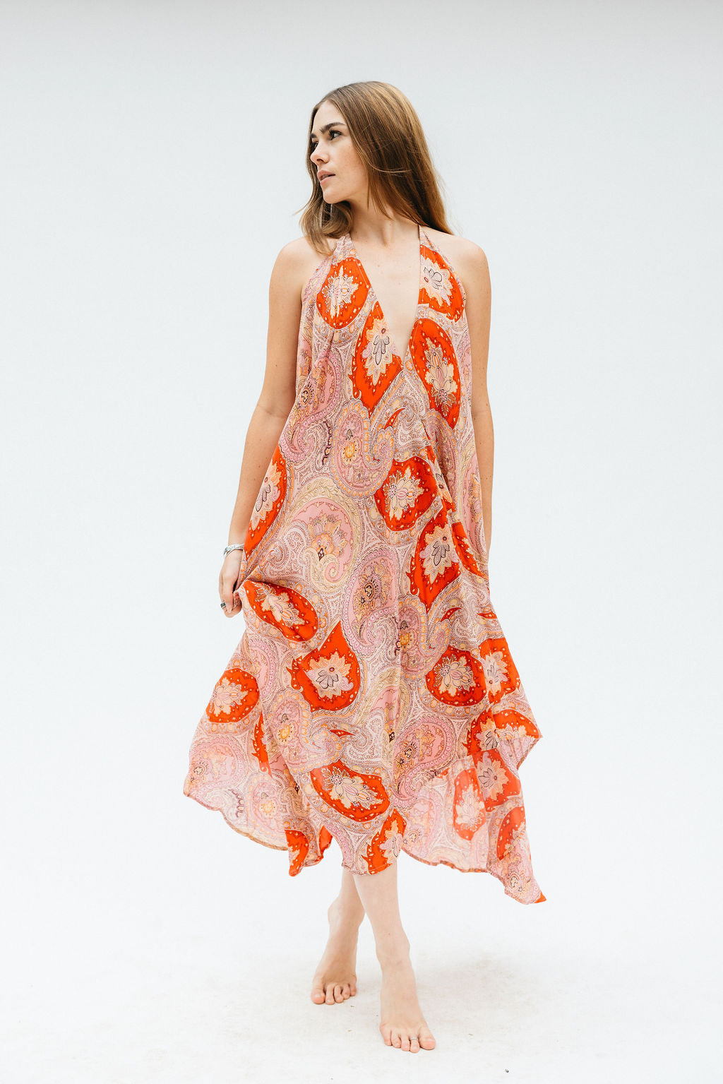 Sun Child Classic Silk Dress - Parker