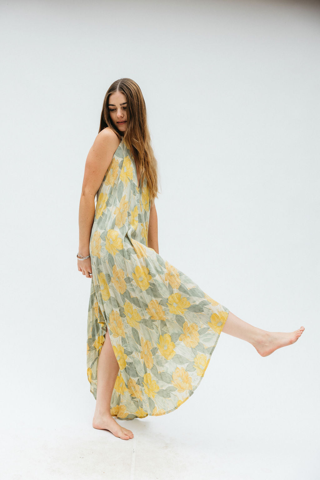 Sun Child Classic Silk Dress - May
