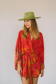  Kimono Wrap Dress - Lindsay