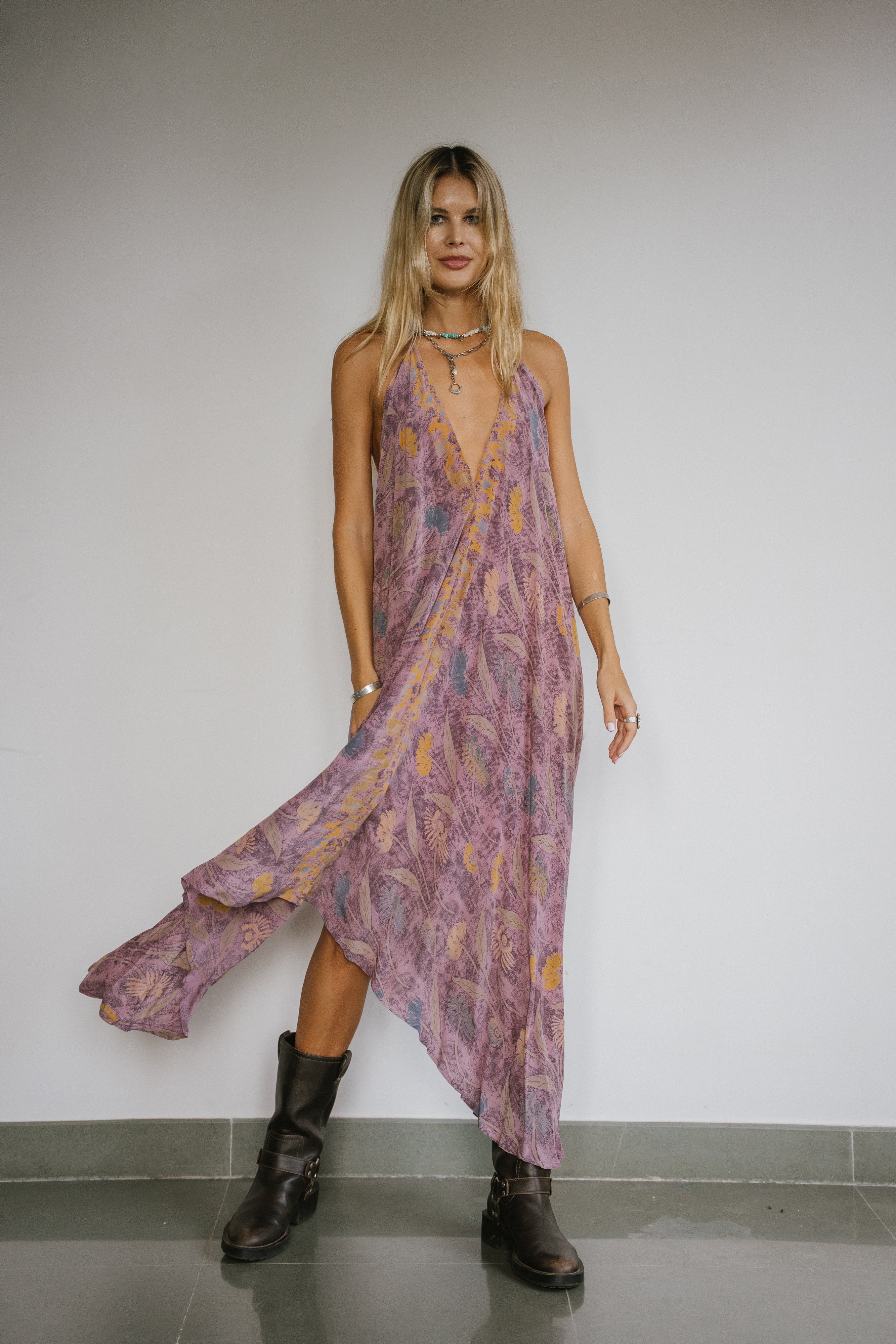 Sun Child Classic Silk Dress - Katie