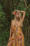 Sun Child Classic Silk Dress - Passionfruit