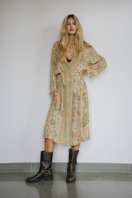Long Jacket With Belt - Volt