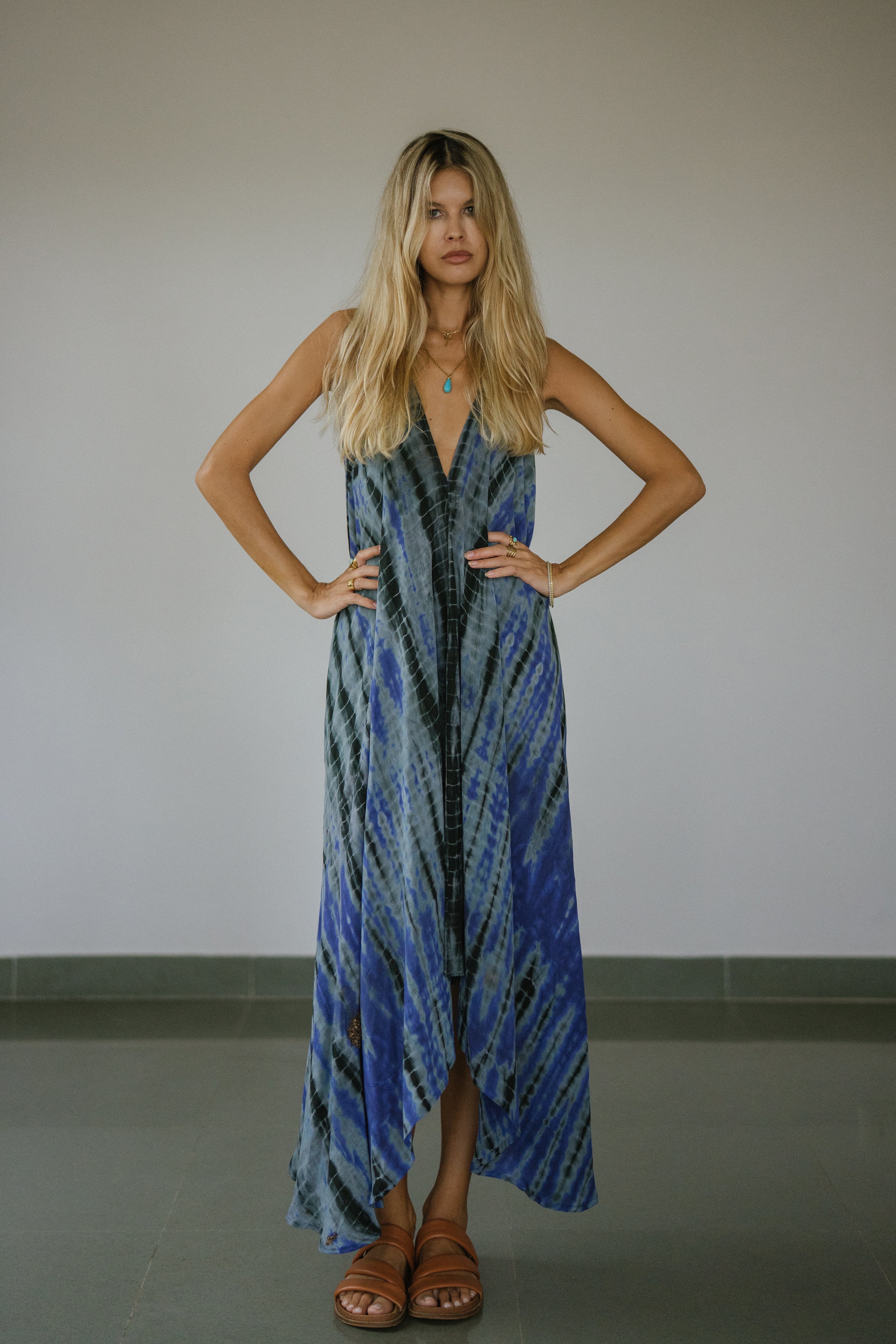 Sun Child Classic Silk Dress - Tenny