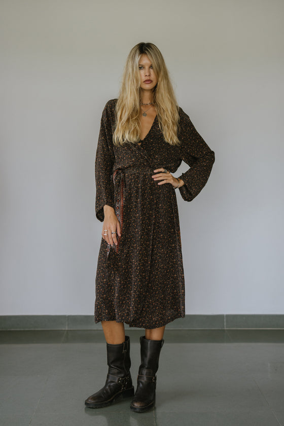Long Jacket With Belt - Cassie