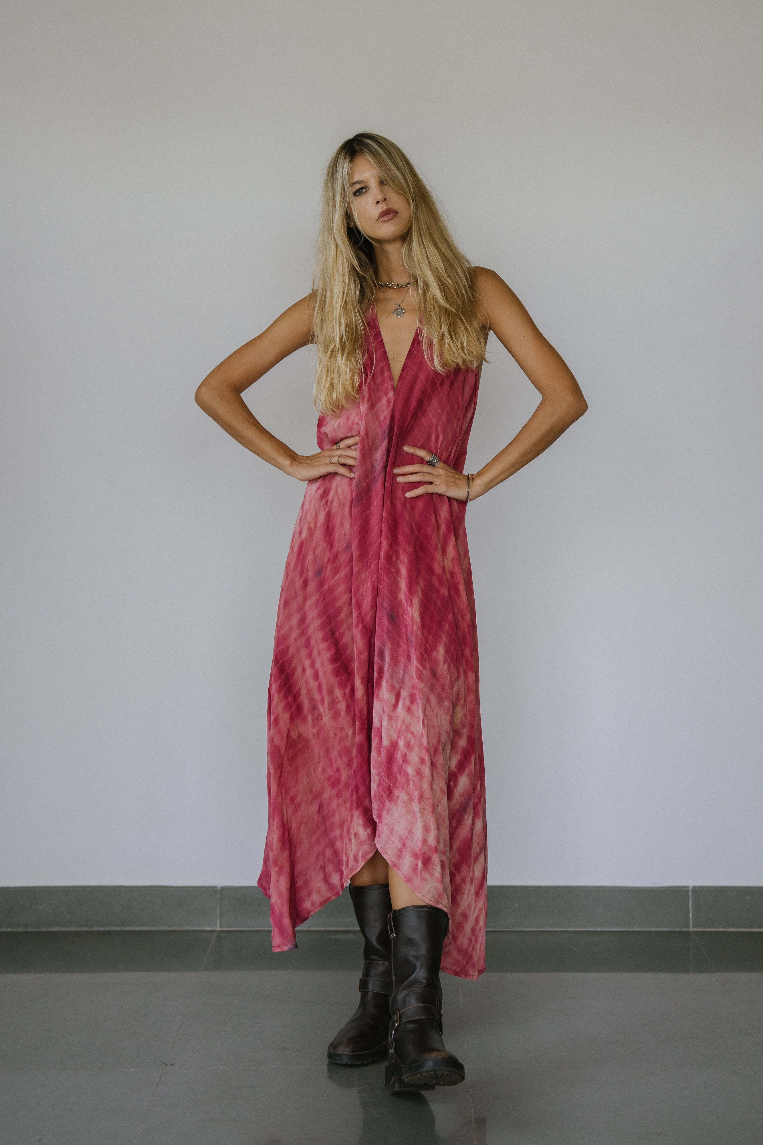 Sun Child Classic Silk Dress - Dani