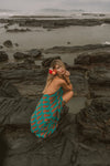 Sun Child Classic Silk Dress - Agave