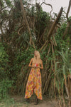Sun Child Classic Silk Dress - Passionfruit