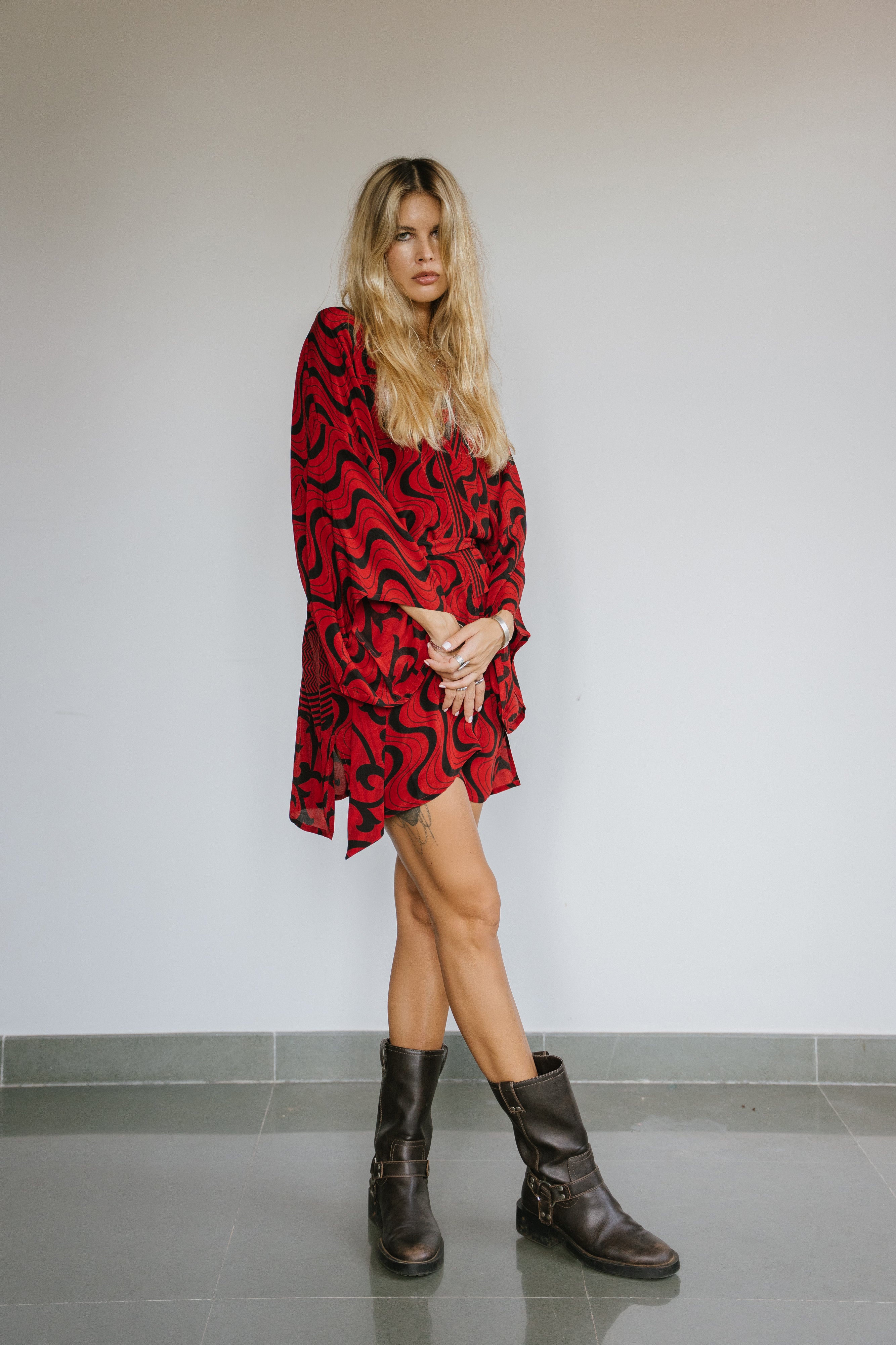 Kimono Wrap Dress - John