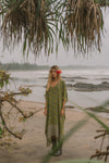 Long Caftan - Lime