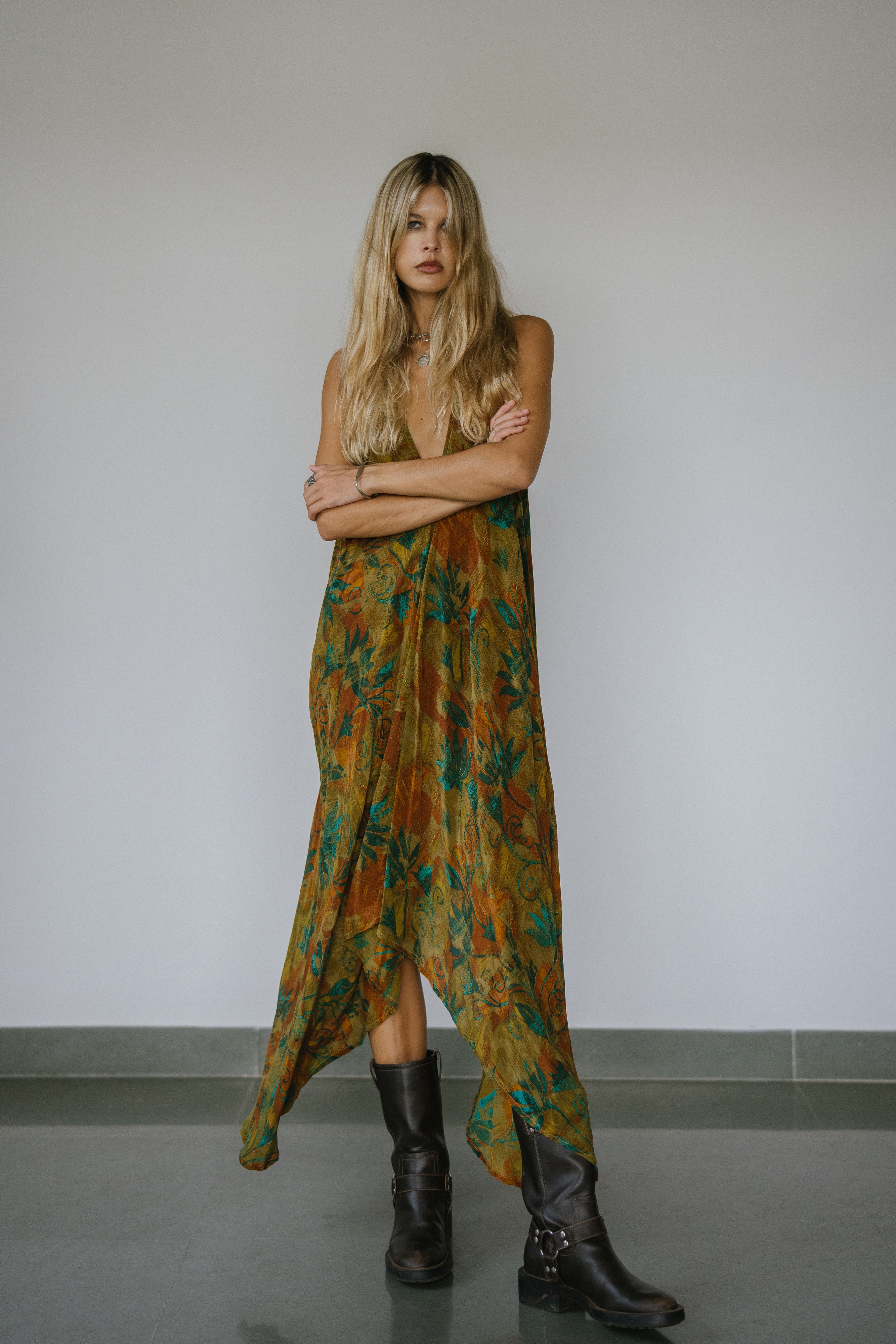 Sun Child Classic Silk Dress - Jessica