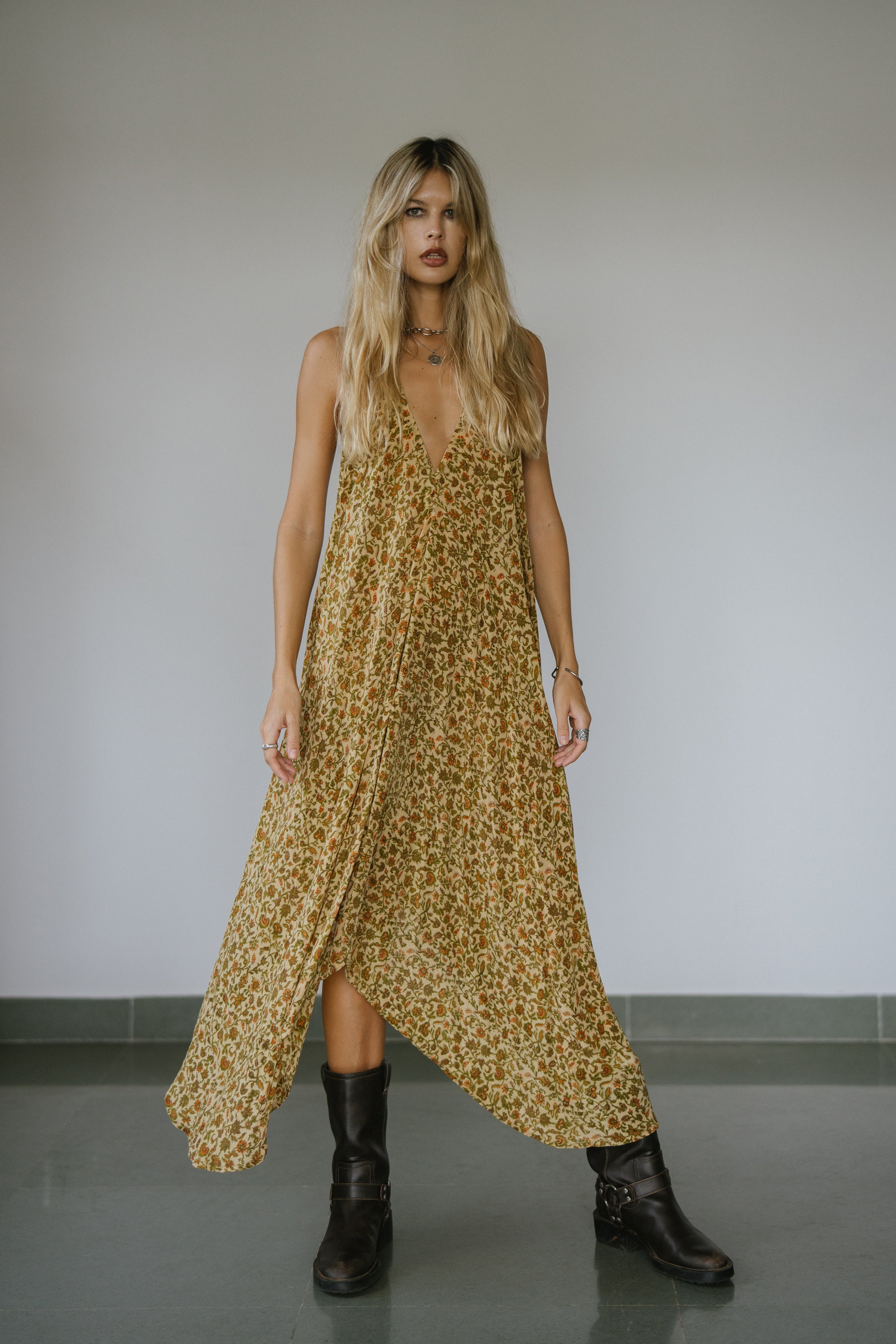 Sun Child Classic Silk Dress - Hendrix