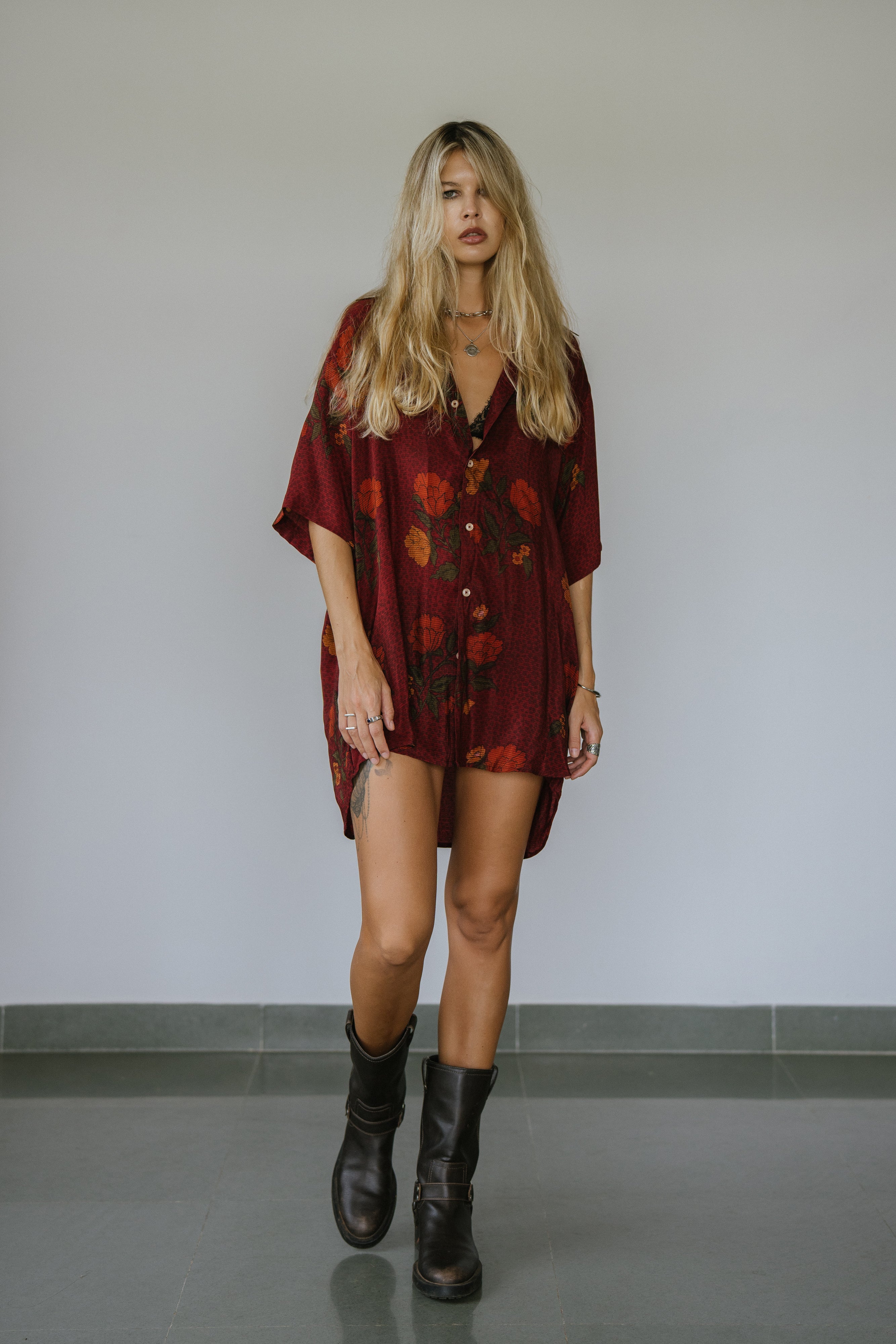 Short Sleeve Button Up - Gita