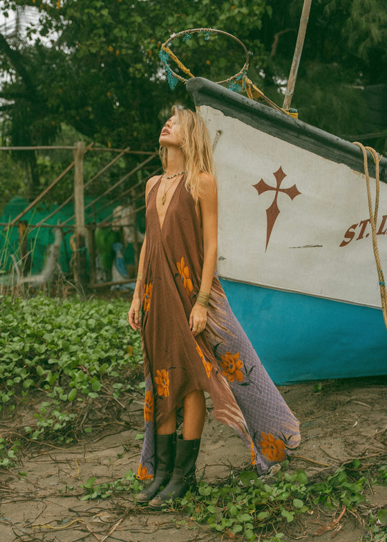 Sun Child Classic Silk Dress - Gigo