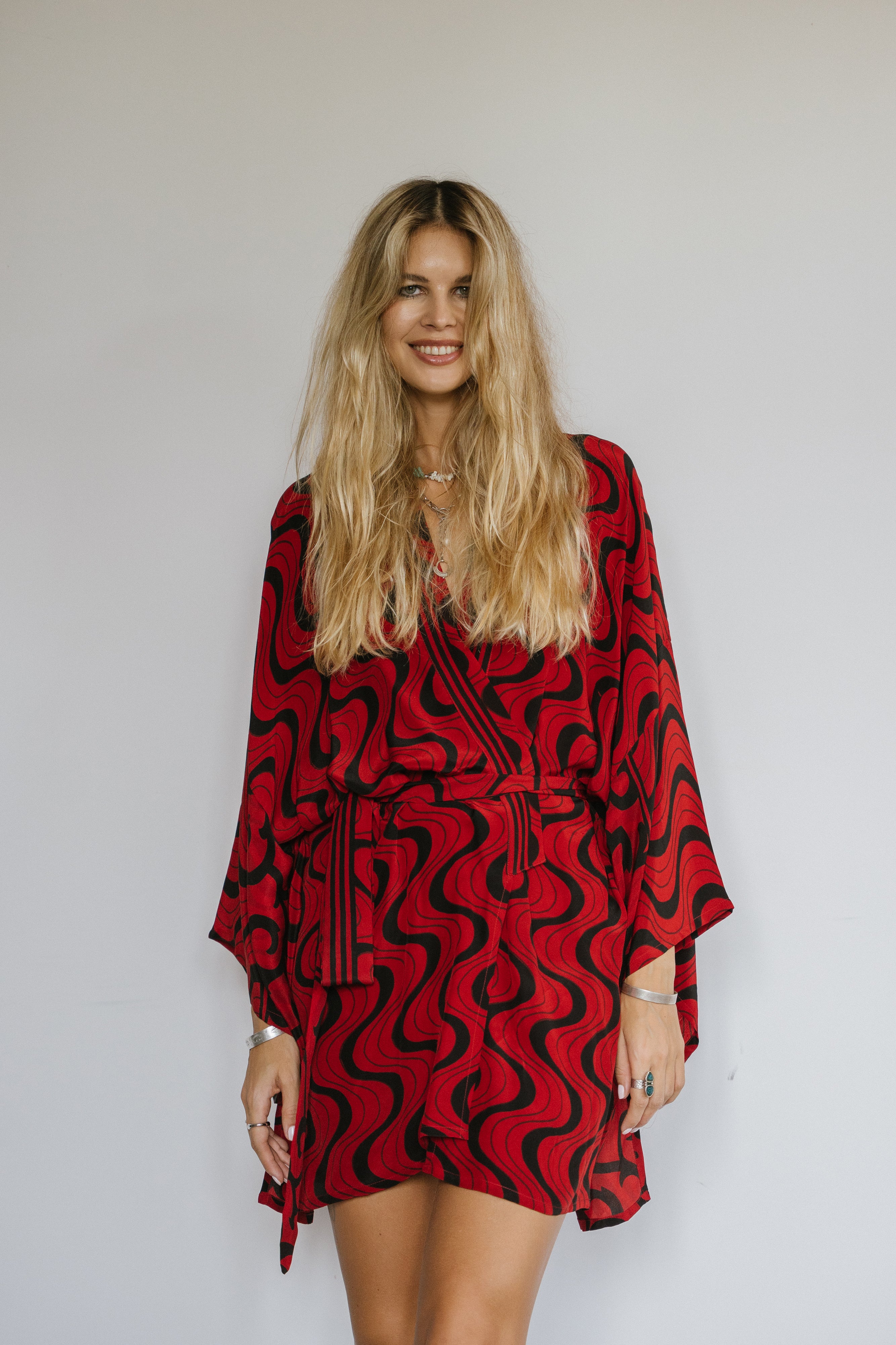 Kimono Wrap Dress - John