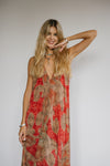 Sun Child Classic Silk Dress - Olive