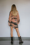 Kimono Wrap Dress - Dragonfruit