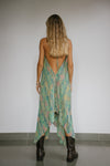 Sun Child Classic Silk Dress - Emerald