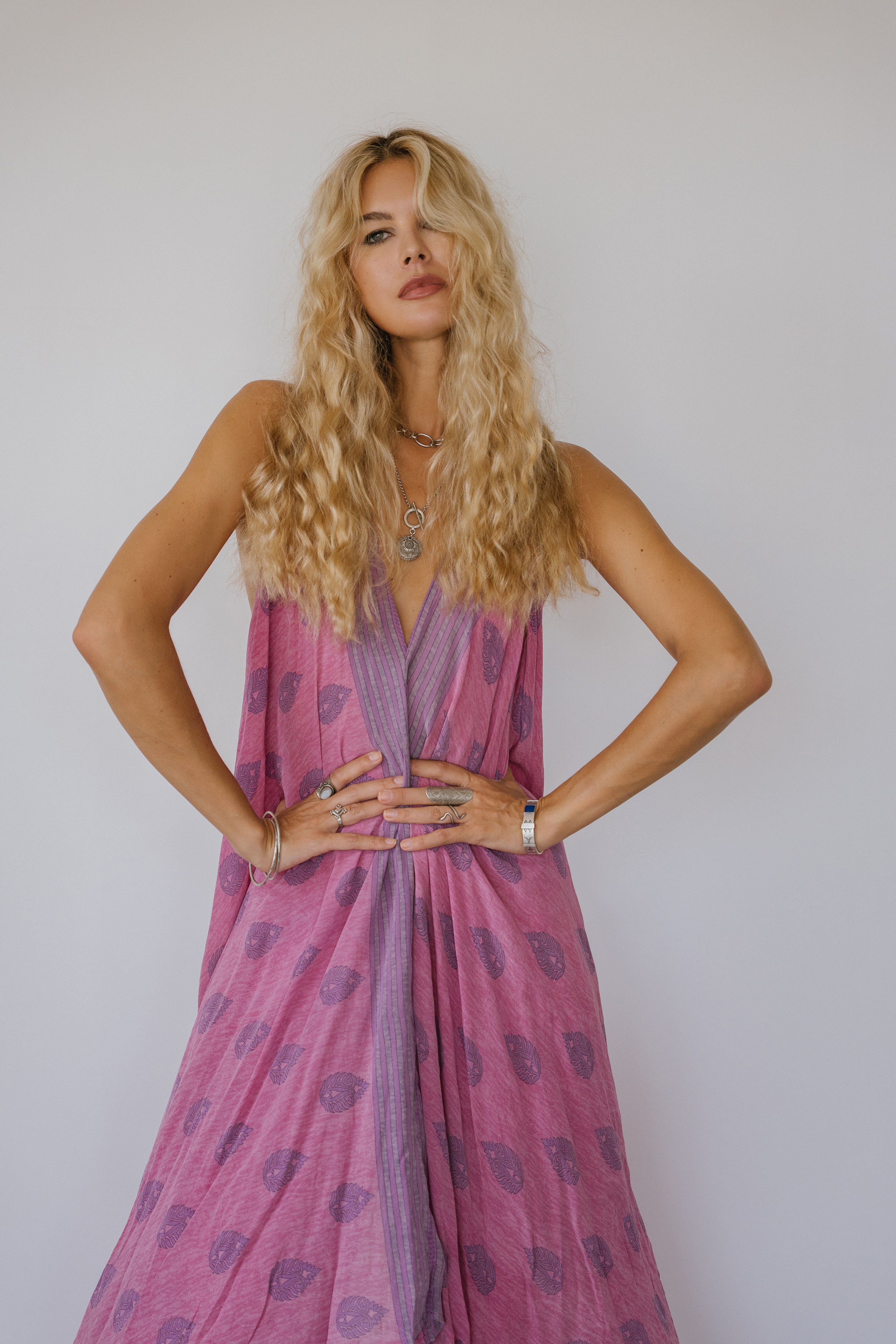 Sun Child Classic Silk Dress - Nobu