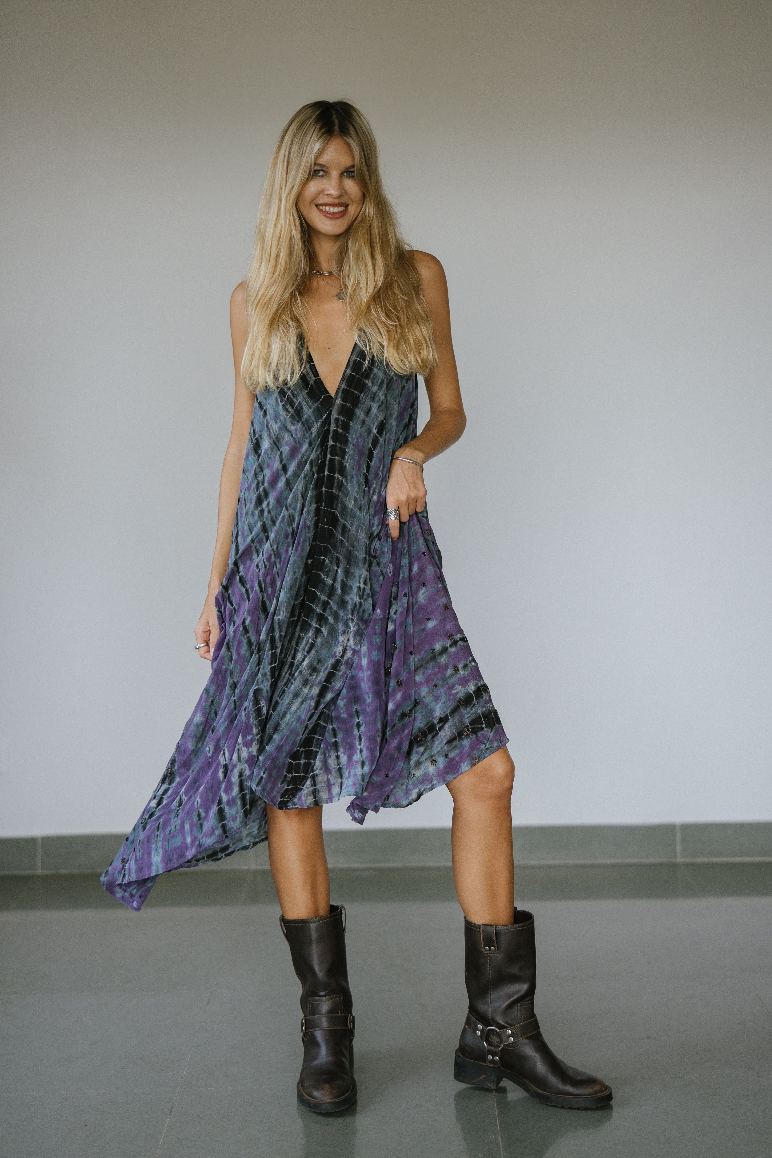 Sun Child Classic Silk Dress - Morgan