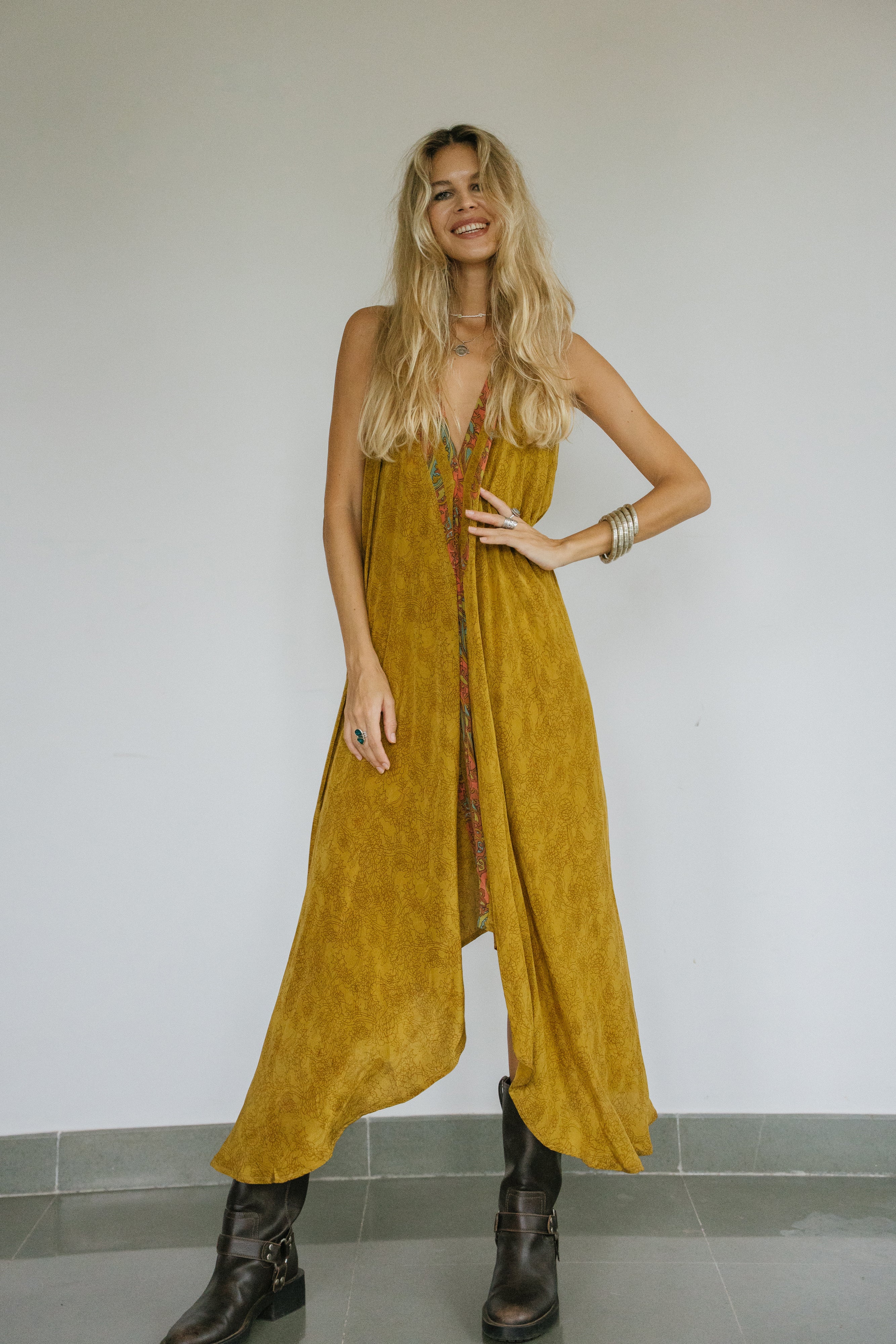 Sun Child Classic Silk Dress - Wyatt