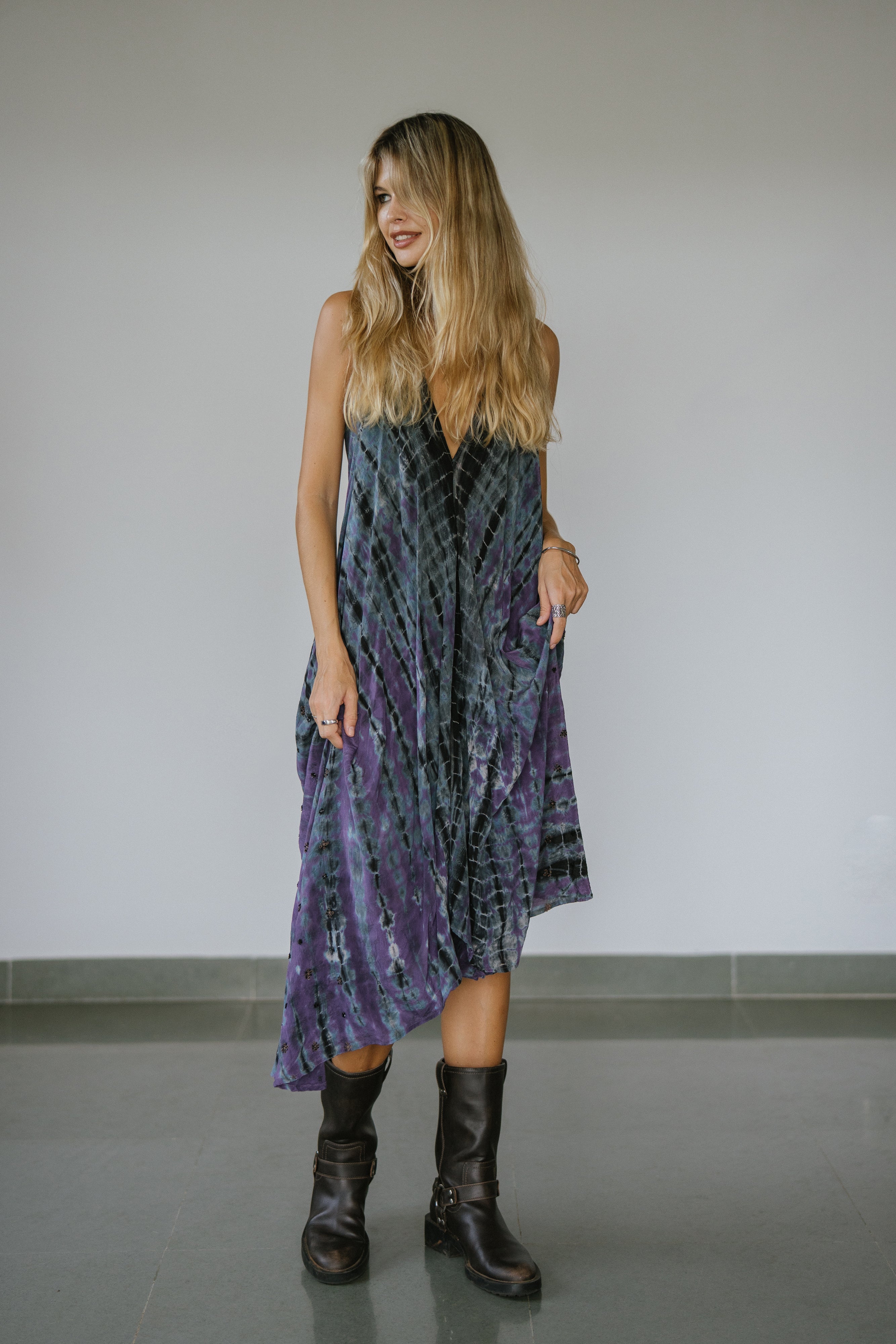Sun Child Classic Silk Dress - Morgan