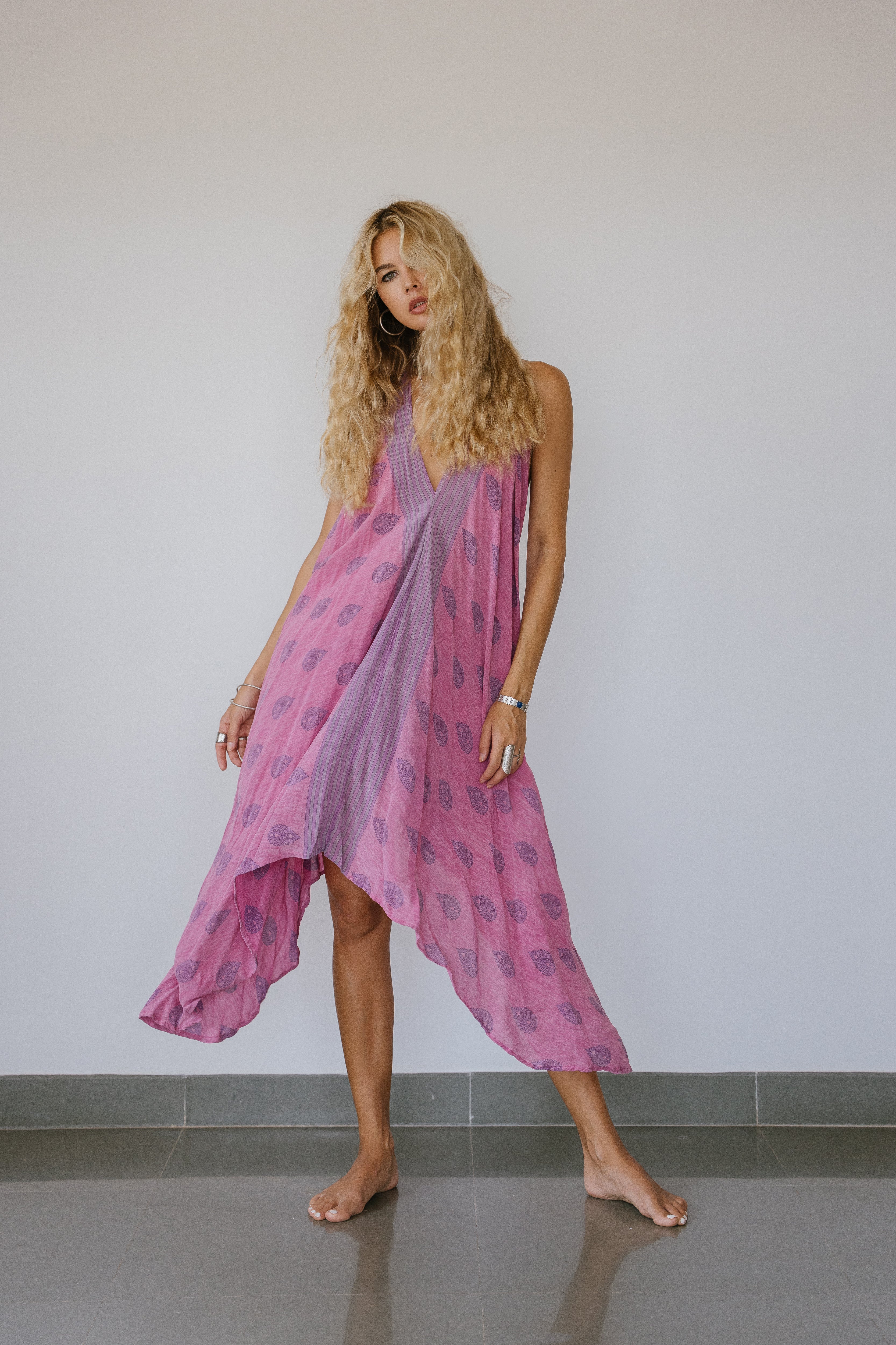 Sun Child Classic Silk Dress - Nobu