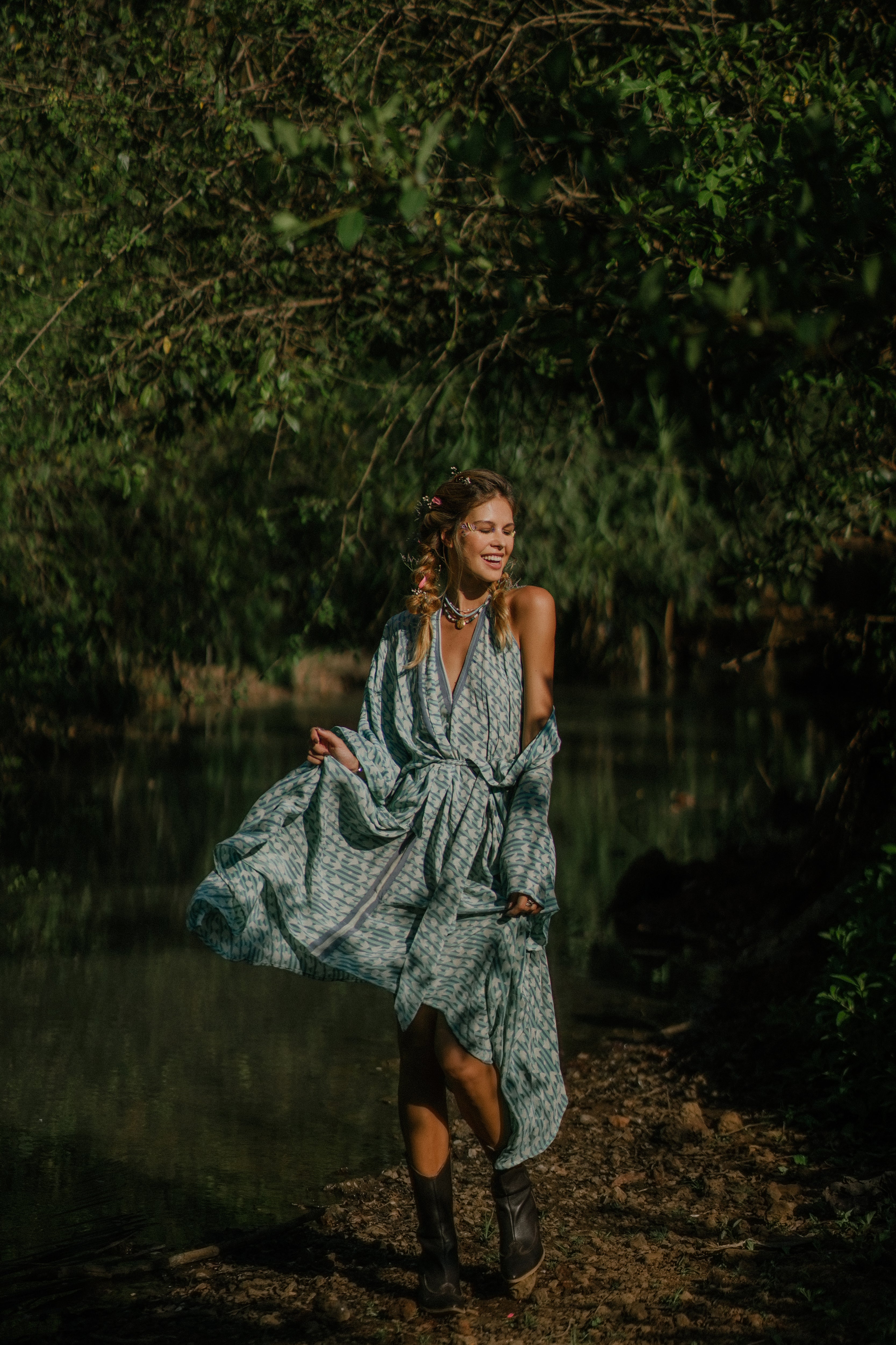Sun Child Classic Silk Dress - Jordy