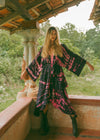 Kimono Wrap Dress - Royal