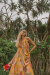 Sun Child Classic Silk Dress - Passionfruit