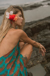 Sun Child Classic Silk Dress - Agave