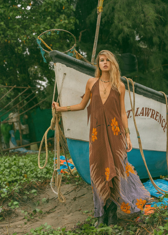 Sun Child Classic Silk Dress - Gigo