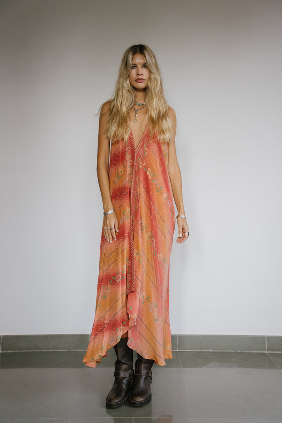 Sun Child Classic Silk Dress - Motley