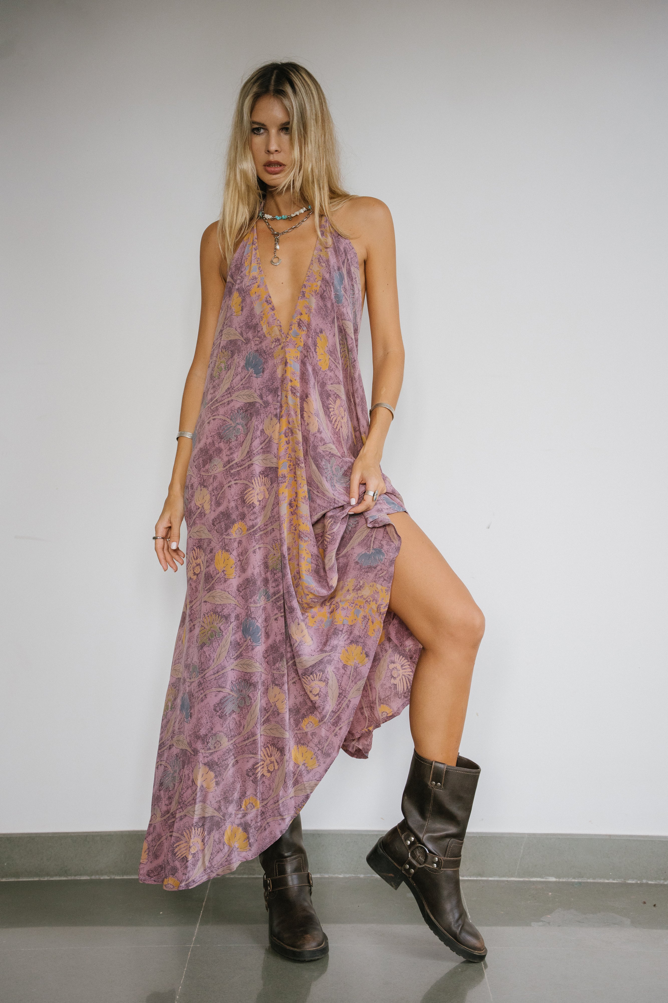 Sun Child Classic Silk Dress - Katie