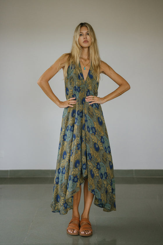 Sun Child Classic Silk Dress - Bronny