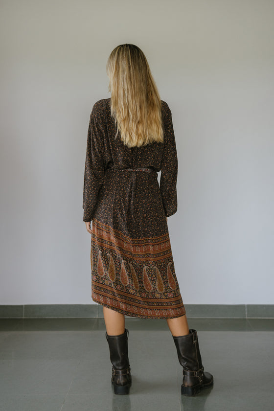 Long Jacket With Belt - Cassie