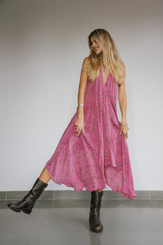Sun Child Classic Silk Dress - Penny